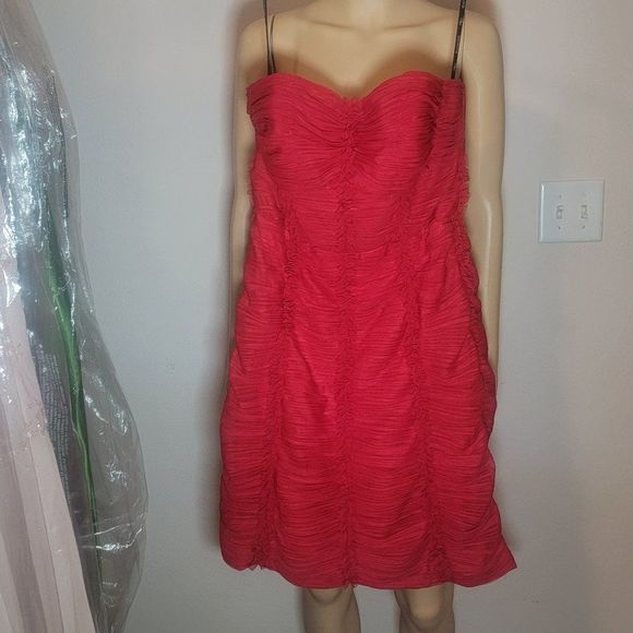 NWT Sue Wong Formal Short Dress in Red Size 4 - Picture 3 of 5